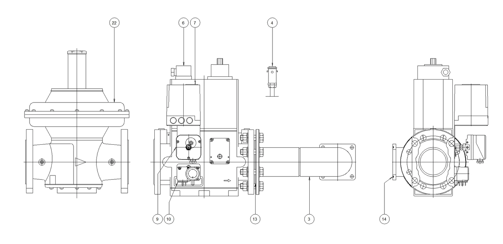 Деталировка GAS P 250/M CE TL MEC, чертёж 053080_2B